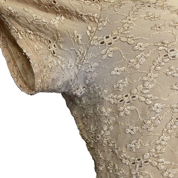 Vintage E.K. Designs 90s Victorian Style Floral Delicate Blouse - Picture 10 of 13